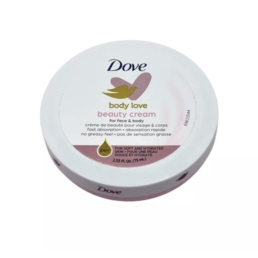 Dove Beauty Cream For Face & Body Fast Absorption & 24hr Hydration | 2.53 fl oz